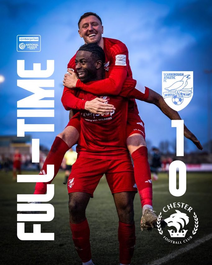 DutchSeadogs's tweet image. Hoppa!!! Onze jongens verslaan Chester met 1-0 en staan steviger in de topzeven (play-offs). #CMONBORO