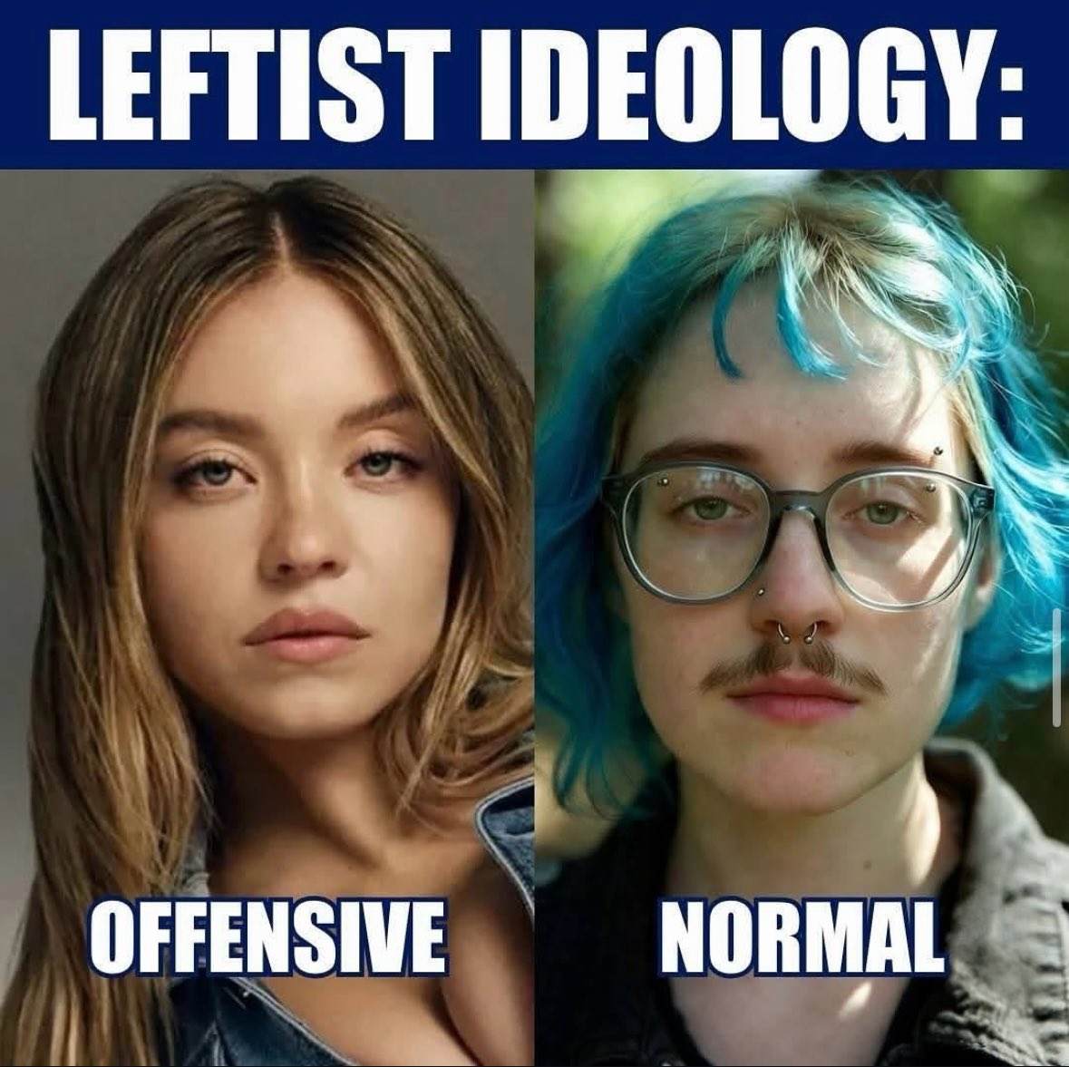 sizzle_sarah's tweet image. Their thought process is seriously twisted.

If they even have one.