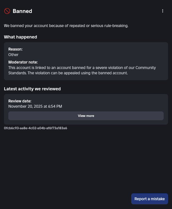 STOP ROBLOX ENFORCEMENT BANS tweet media