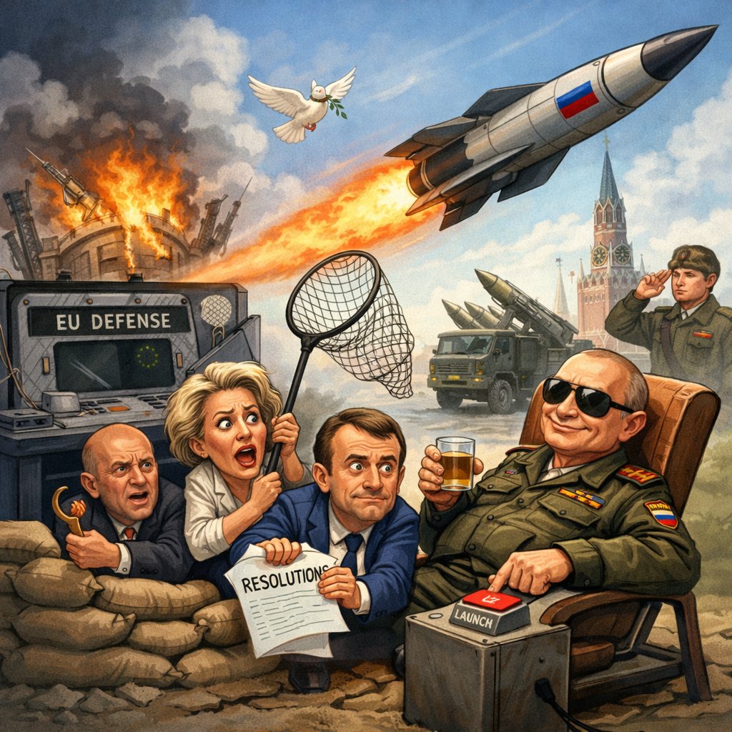 BPartisans's tweet image. 🧨 L’Europe découvre qu’on ne débat pas avec Mach 10
Par @BPartisans 

Il aura fallu un missile hypersonique russe pour accomplir ce que trente ans de sommets européens, des milliers de communiqués et une “boussole stratégique” n’ont jamais réussi à produire : un moment de…