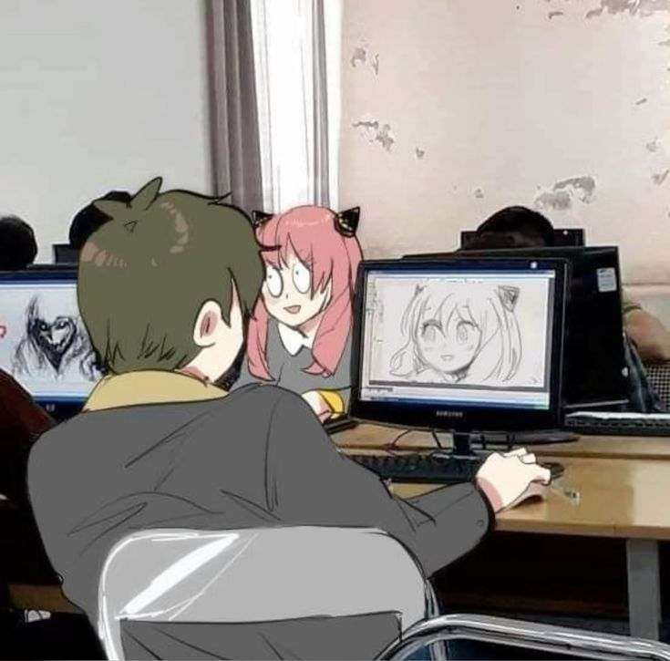 GifsAnime_'s tweet image. Damian and Anya