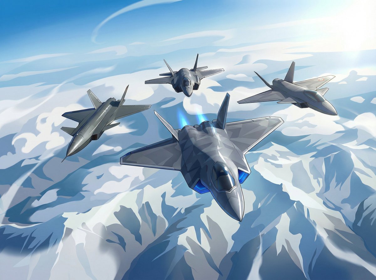 ウクライナ戦争を経てNATOが崩壊し、ロシアによる大規模侵攻が発生。欧州大戦。台湾有事。世界は自由民主義陣営と、権威主義、そしてパクス・アメリカーナと呼ばれる西半球に分断された。自由民主主義陣営の主力戦闘機群は、今日も空を守っている。GCAP、カーン、クズルエルマ、サーブグリペンである 