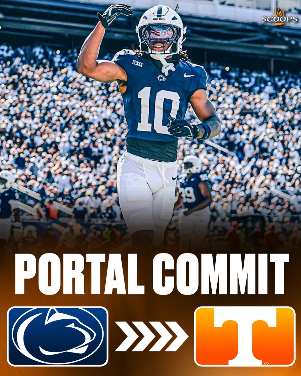 BREAKING: Penn State transfer safety Dejuan Lane has COMMITTED to Tennessee! 🍊

Lane made three starts for Penn State this season finishing the season with 30 tackles 

THE VOLS ARE ON FIRE 🔥