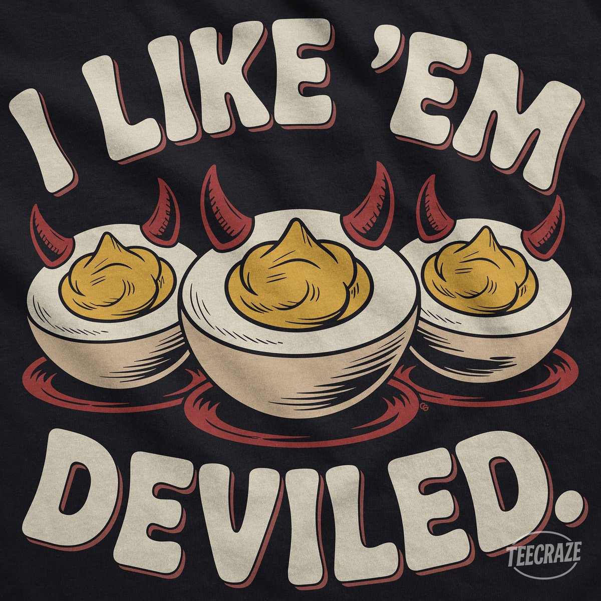cosmogazoo's tweet image. 🥚“I like ’em deviled” and this tee says it loud! 

Grab the retro deviled‑egg tee that’s perfect for fall gatherings, food lovers, or anyone who knows the best part of the plate.   market.wickedbazaar.com/product/259680…

#FoodieFashion #FallVibes #RetroTee #TeeCraze #WickedBazaar