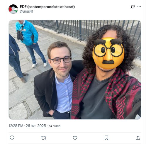 Observatoire_VP's tweet image. 👁️ Un étudiant en histoire à l'université Paris I Panthéon-Sorbonne appelle au meurtre contre les blancs sur X

Il s'affiche avec le député LFI @ALeaument entre deux tweets anti-blancs : cet individu, qui a depuis supprimé son compte, est un étudiant très actif dans les…