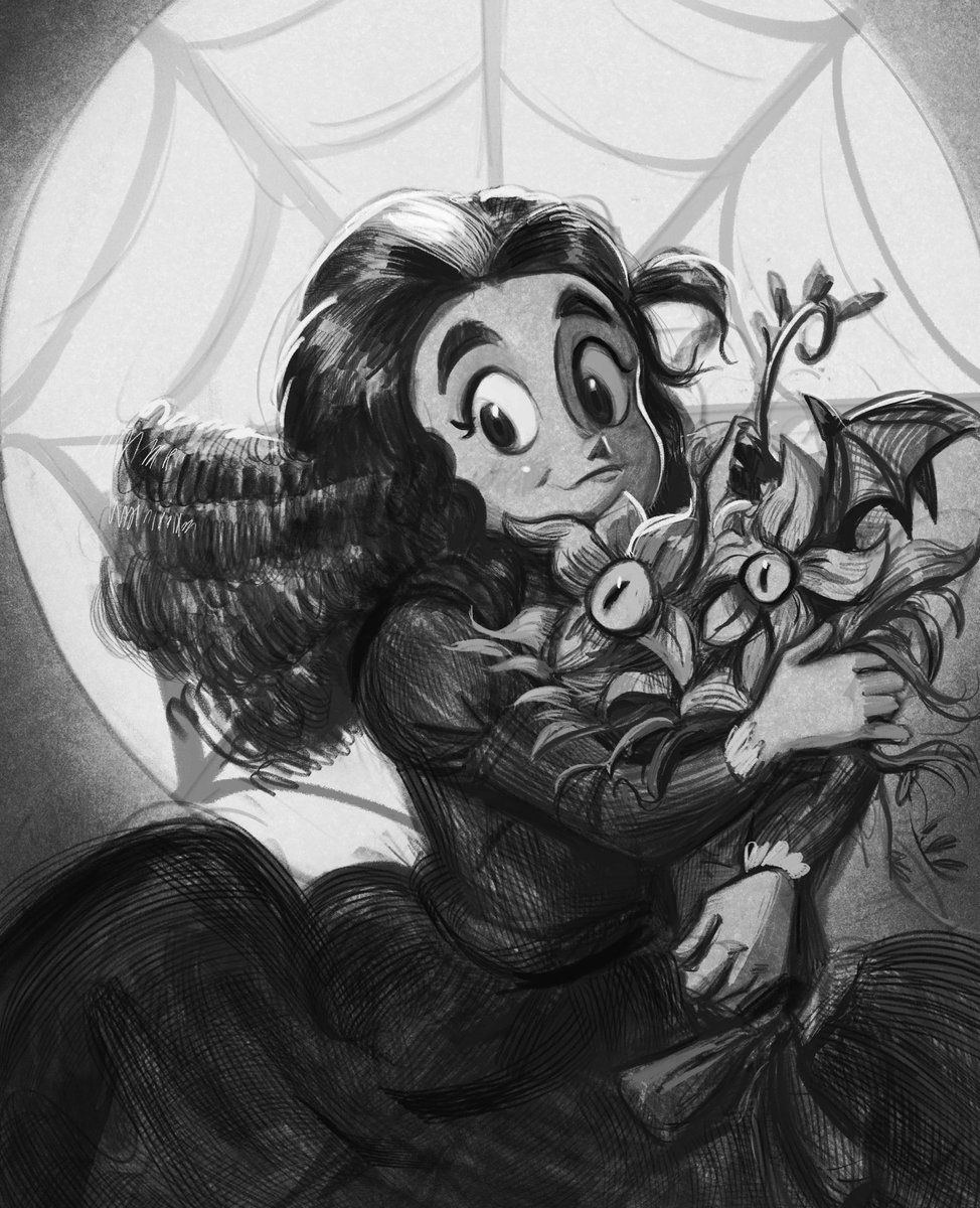 Frankelda celebrating her Annie nomination for Best Independent Feature film 🖤💙✨