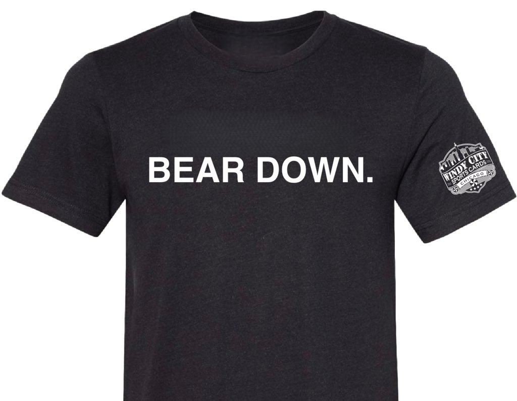 312SportsCards1's tweet image. Every point the #Bears win by tonight = 1️⃣ free shirt. Hope the scoreboard breaks. Just LIKE + RT and you’re in 🐻⬇️ #DaBears