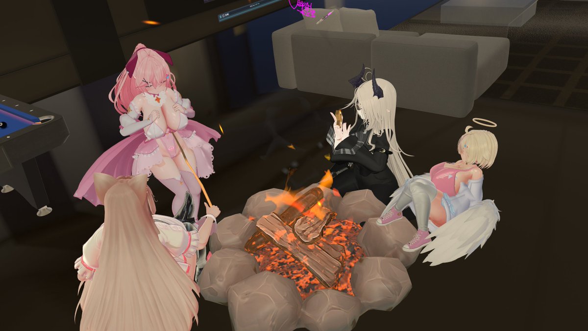 寝る前にヴェラさんのところでのんびり! 