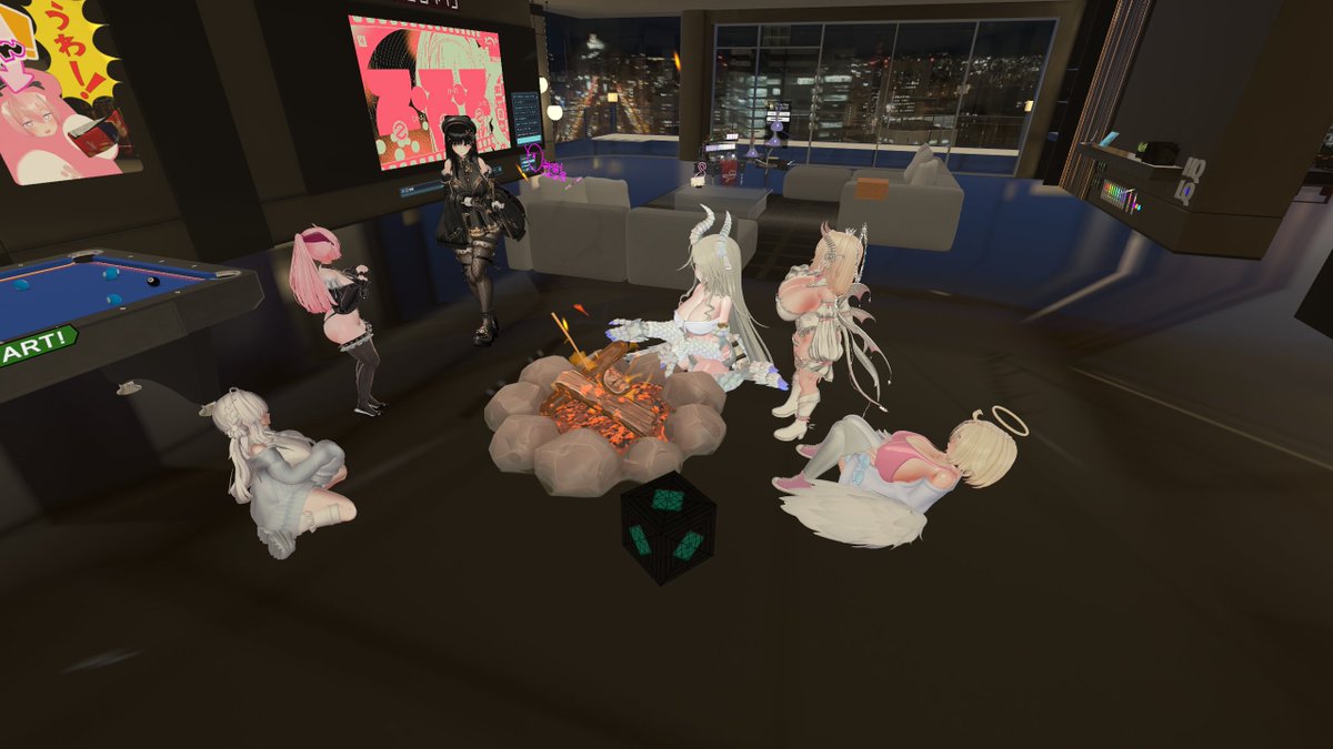 寝る前にヴェラさんのところでのんびり! 