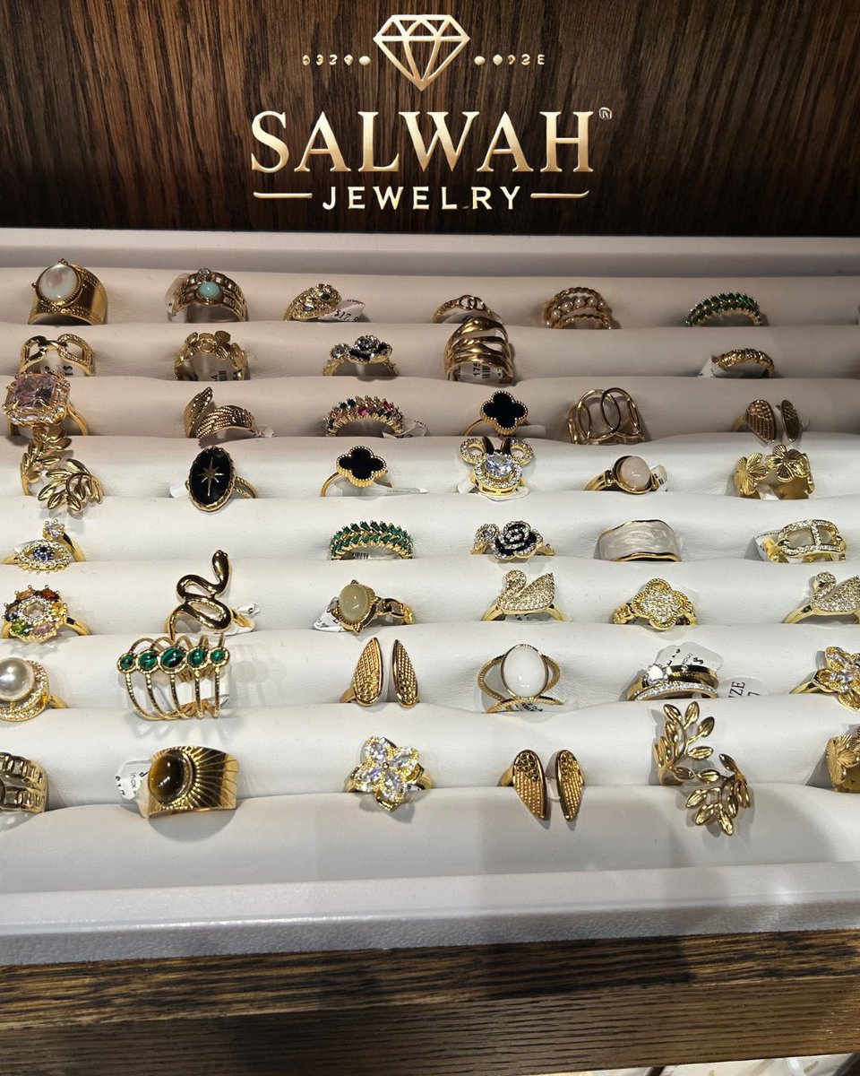 Keep it simple or make a statement with a gorgeous new ring from Salwah Jewelry! Find them on Level 1 next to Banana Republic Factory.