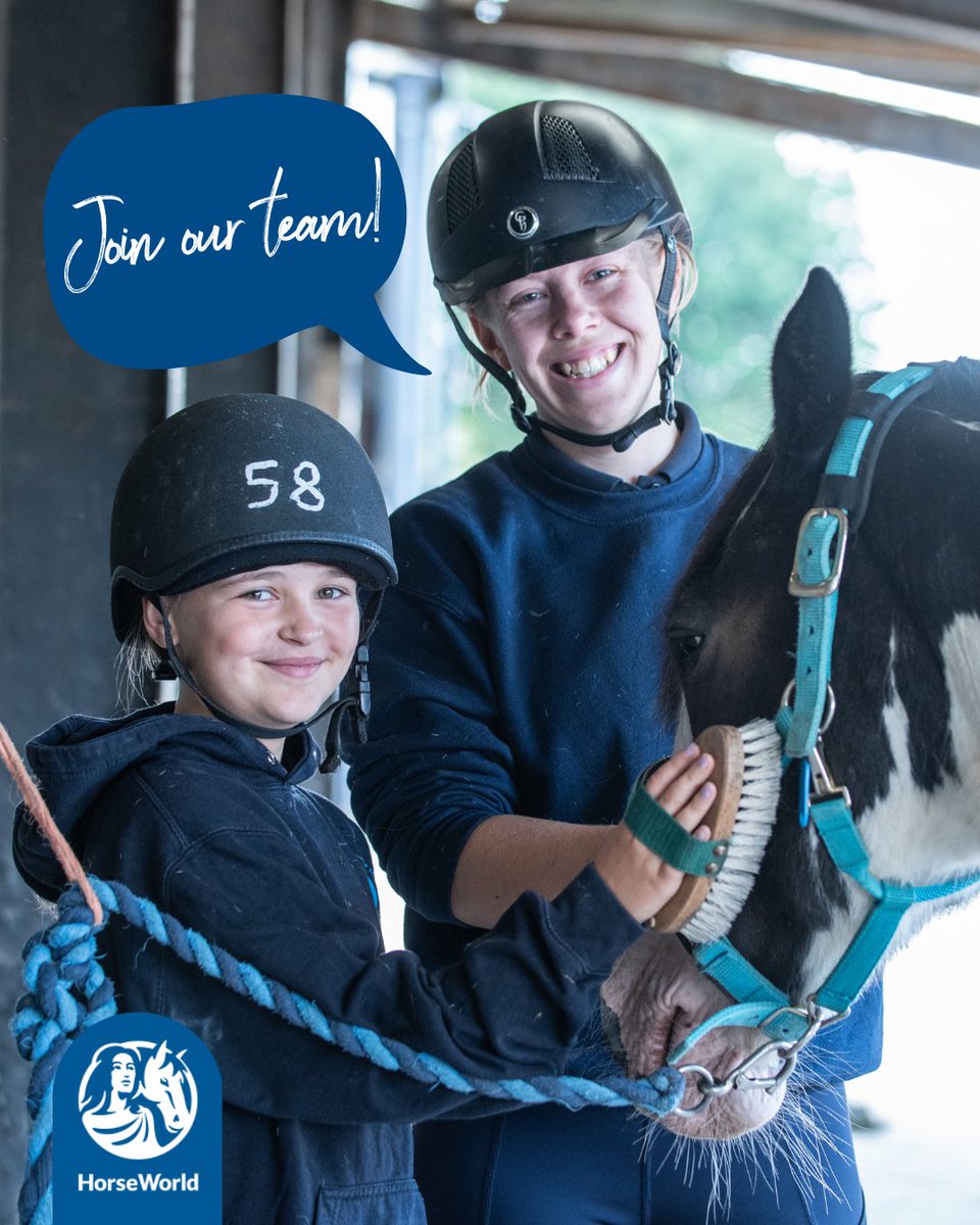 HorseWorldTrust's tweet photo. Join our Discovery team and help change young lives.💙
We’re looking for a passionate Course Facilitator to join our Discovery programme – a life-changing Equine Assisted Learning initiative.
📝 Find out more and apply: https://t.co/fhNumGPme3
#HorseWorld #Discovery https://t.co/7CMI2GIs6d