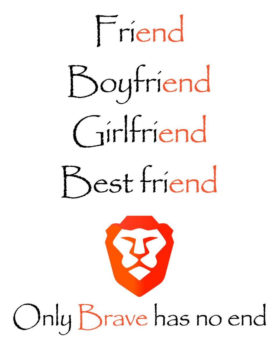 brave's tweet image. Brave forever