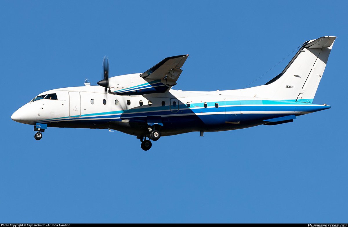 Arrest_Maduro's tweet photo. 🇺🇲U.S. Air Force Special Operations Command (AFSOC) C-146A Wolfhound.

11-3031 | #AE68B6, procedente de Homestead ARB y con destino a Aguadilla, Puerto Rico🇵🇷.

09-3106 | #AE68AE, procedente de Cartagena🇨🇴 y volando en dirección noreste sobre el Mar Caribe. https://t.co/iVGDlhAAj7