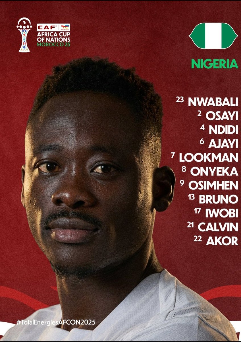 Our Super Eagles are looking like AFCON Champions from every angle! Defence,ball possession and match management. What a dominant display. Just love the attitude