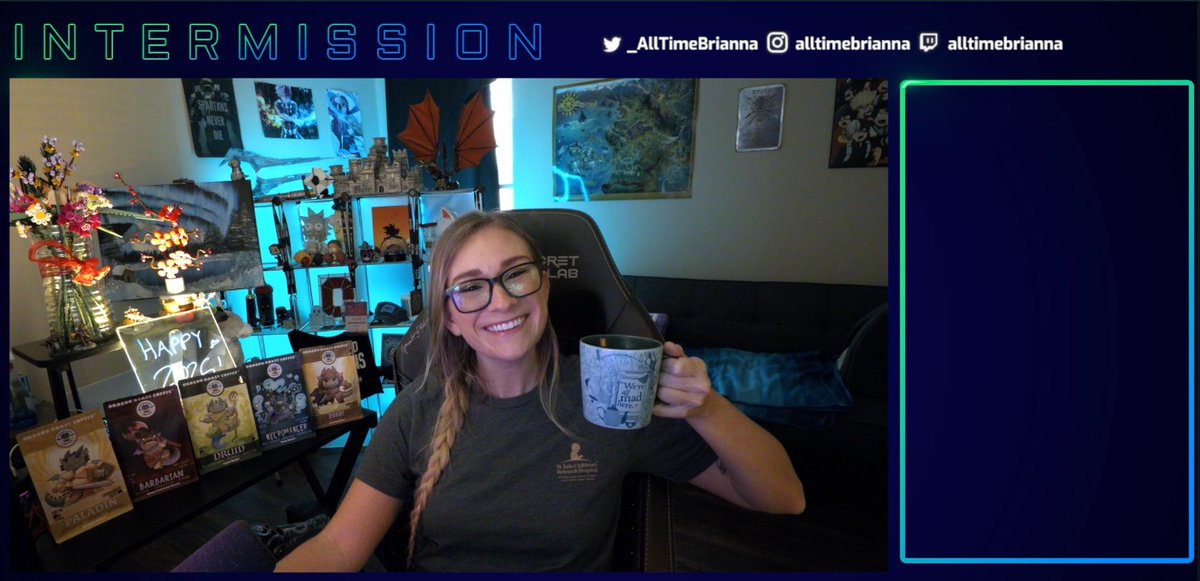 Live now with some BG3 and I have my party all ready to go thanks to <a href="/DragonRoast/">Dragon Roast Coffee</a> coffee.😍 The best traveling companions! 

Watch my playthrough here: twitch.tv/alltimebrianna
Order your own coffee here and use code AllTimeBrianna for 10% off: dragonroast.coffee/atb