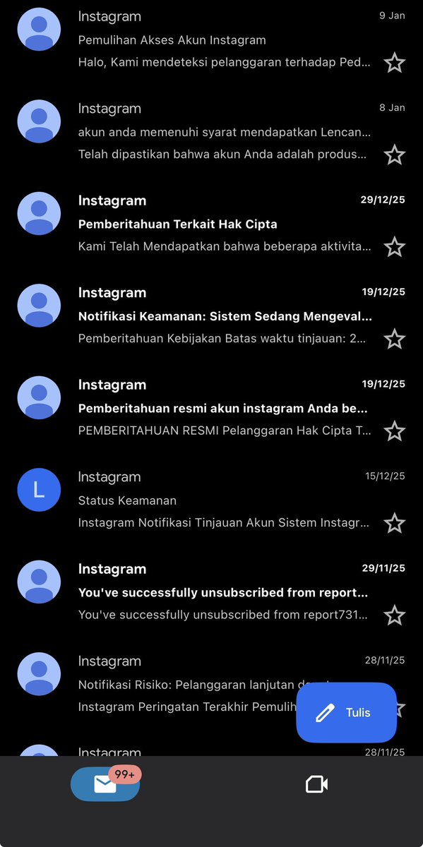 pras_robin's tweet image. sering bgt dpt notif" begini dari email, kalo kita klik dan isi otomatis akun IG bakal ke hack si hack bakal langsung ganti username, komentar post bakal di nonaktifkan, kontak nomor untuk verifikasi dan email bakal di ganti sama si heck ini.