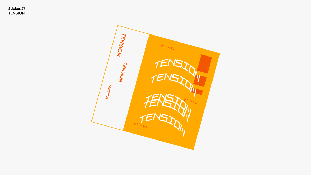 Sticker.27
TENSION