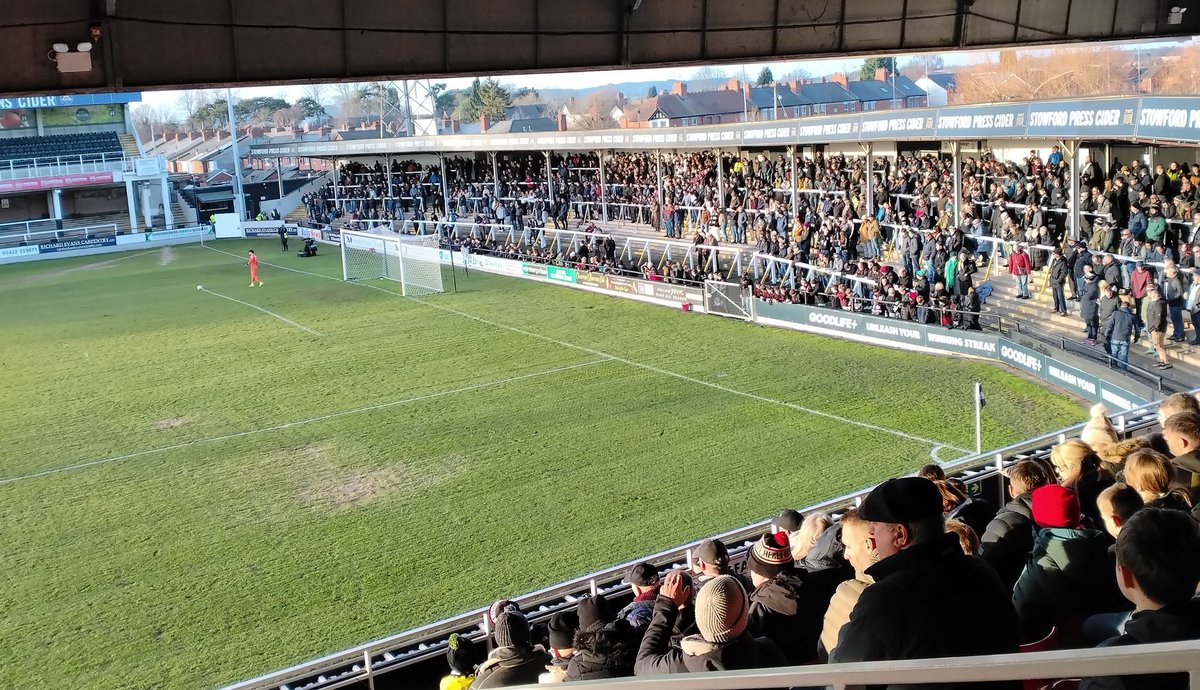 Hereford 2 AFC Fylde 2 (3-4 pens)
att : 1,372  (52 away)

Fylde through in the FA Trophy. They were two up and cruising at the break but Hereford were a different team in the second half and deservedly fought back to level after 90 minutes. Fylde won the penalty shootout.