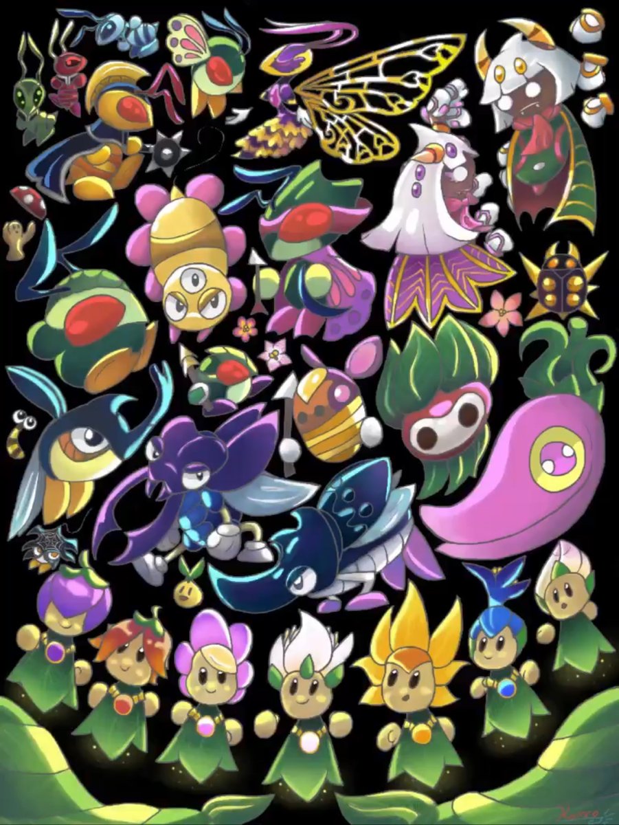 I always liked that the sky residents were things closely associated with the ground. #Kirby