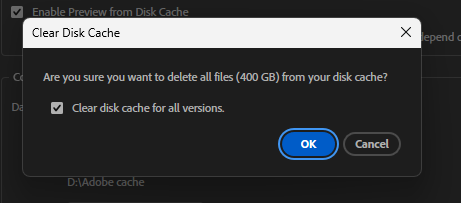 lembrete diário: limpem o cache do after