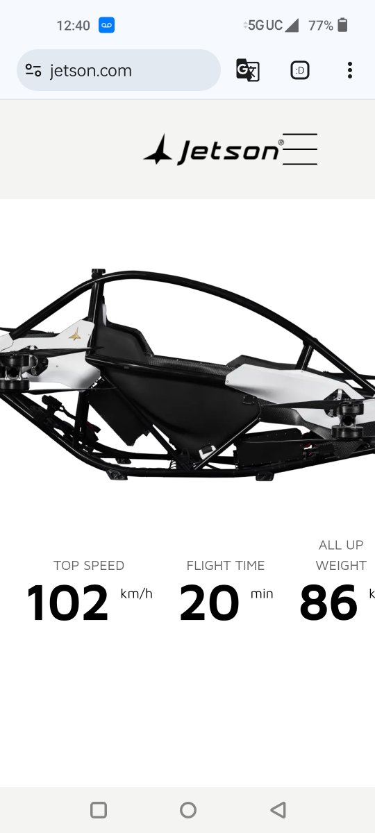 AmazingChevVolt's tweet photo. CLEAN ENERGY RETORT™ /
HE HE HE.... /
Hey, Hey Michigan @Turo #ElectricVehicle #Fleets Businessman Don, @DaBagBoy...
Buy Me One Of These @Jetson_Aero (1) #ElectricUltralight, #eVTOL, #PassengerDrone's; #AdvancedAirMobility #FlyingEV's - #FlyingCar (No FAA License Required!) That Has Already, Its #VertiPort & #EVFillingStation Built Into The Back Box Of Your @Tesla #CyberTRUCK & Heh, Maybe Mine Too, Ha, Ha, Ha!! ⚡⚡⚡⚡⚡⚡⚡⚡⚡⚡⚡
(1) More Via | #JetsonAero Website
https://t.co/xj04ouD7fu