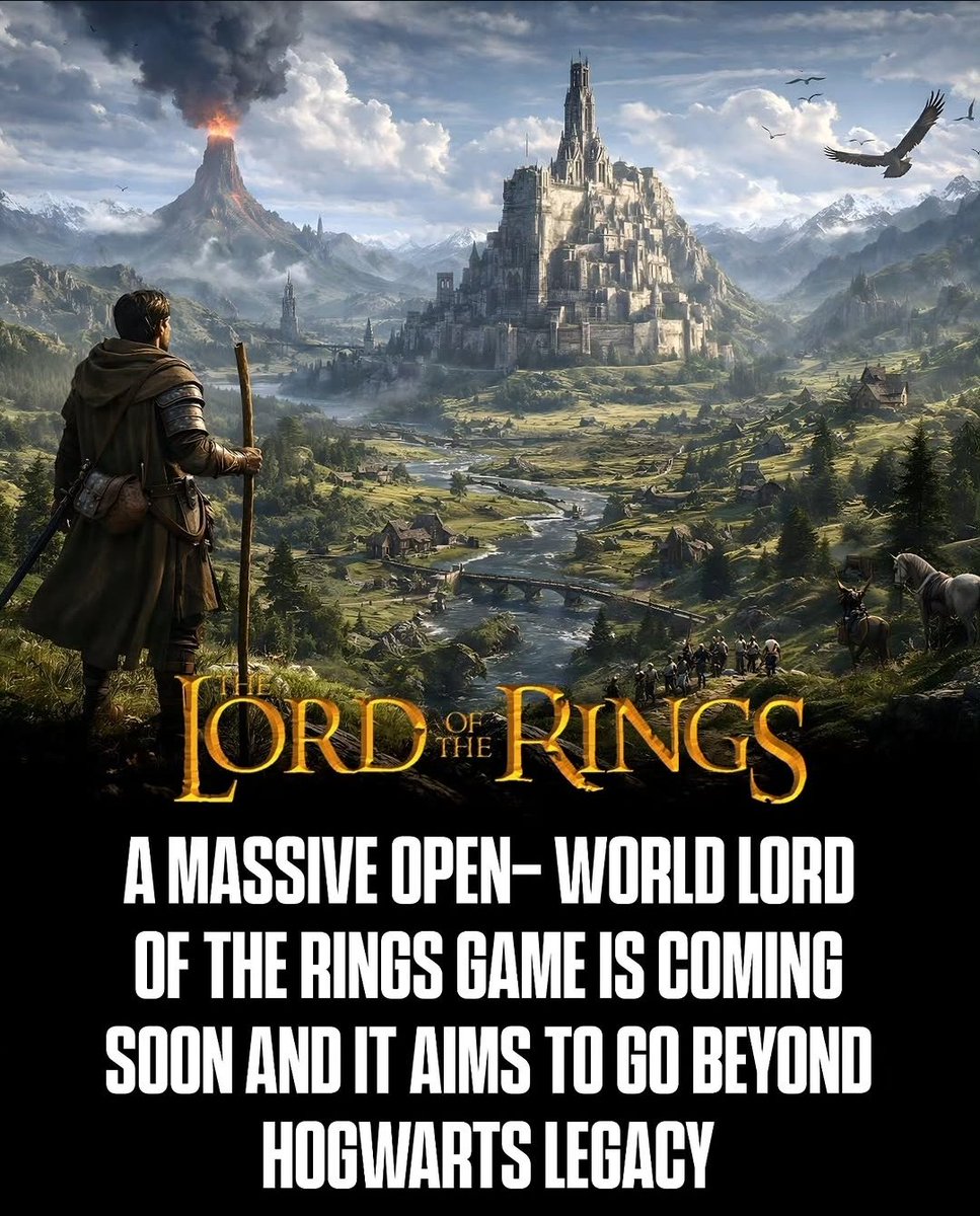 Tolkienlegacy's tweet image. Rumors say a massive open-world
Lord of the Rings game may be coming. A fully explorable Middle-earth with deep lore😍❤️