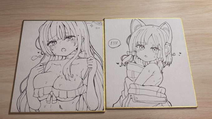 線画上手くなってきた気がする! 