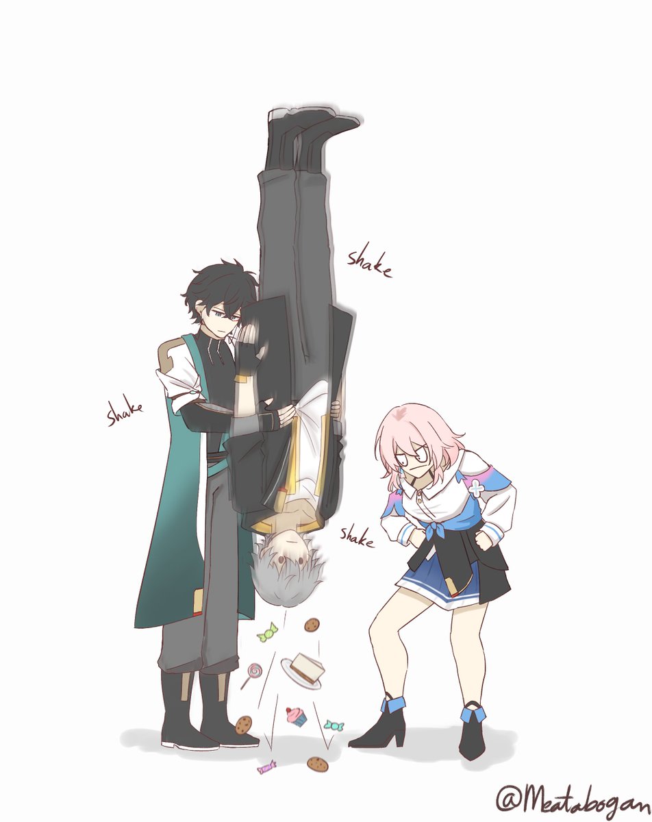 meatabogan's tweet image. Snack thief
#caelus #march7th #danheng