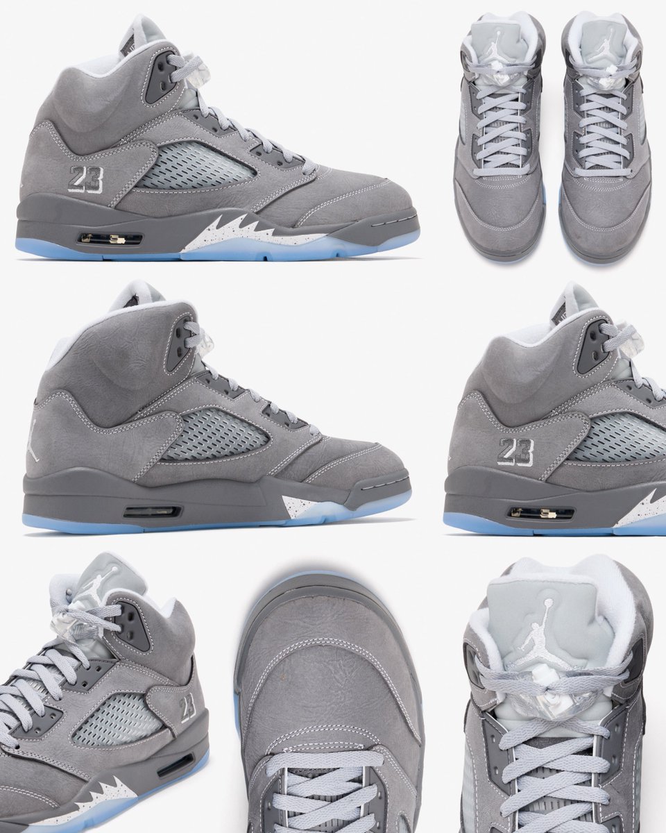 zSneakerHeadz's tweet image. 2026 “Wolf Grey” Air Jordan 5 official look! 🐺🔥🔥
Releasing on February 28th.