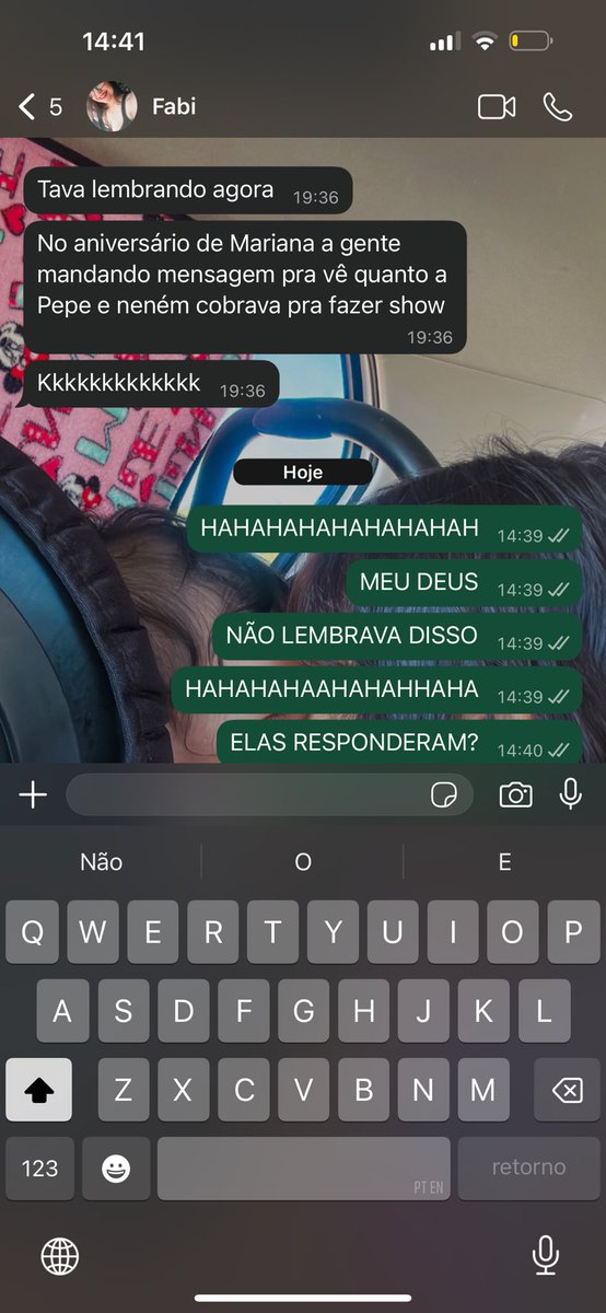 Cara kkkkkkkkk tem lógica isso? Ai que eu paro e penso que não dou mais conta de nada, pq a loucura que eu devia tá nesse momento não tá escrito!