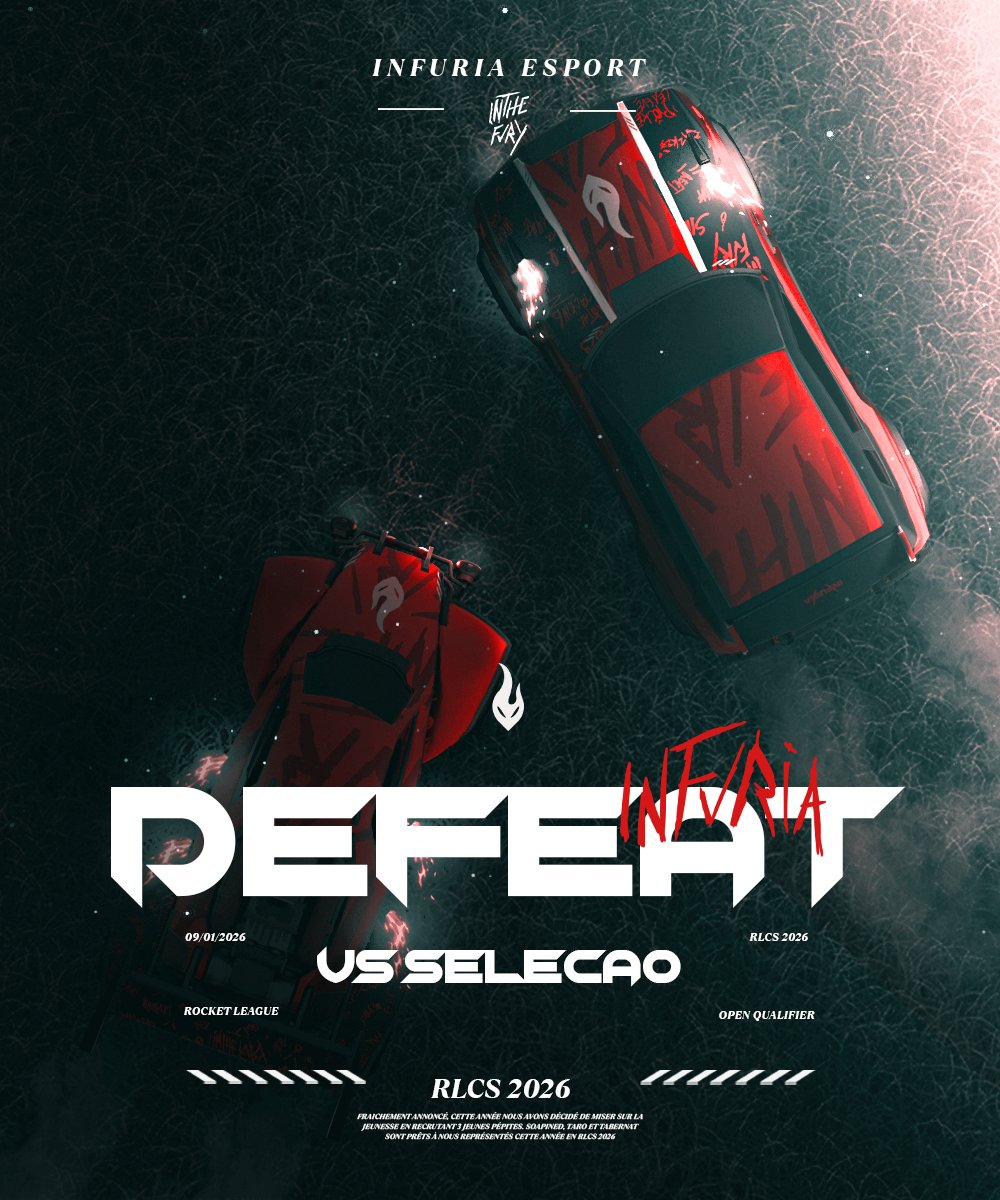 🔴 #RLCS 2026 - EU Open Qualifier 2

Notre première défaite dans ces RLCS ! 🚗
🤝 gg <a href="/selecaoRL/">Seleçaõ</a> 

La suite des résultats du Lower bracket en commentaire ⬇️

#INTHEFURY 🔴⚫️