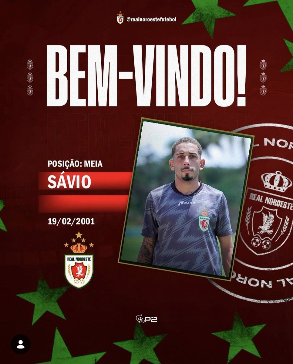 Negócio fechado✅✍️

SÁVIO, Meia,24 Anos.

com passagem por Barcelona de Ilhéus.

Crédito: Instagram do Clube 

Até aqui nos ajudou o Senhor🙏⚽️