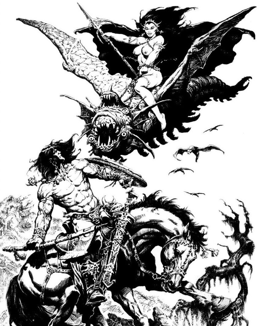 HeavyMetalInk's tweet image. Art by Jaime Brocal Remohí 🔥✏️