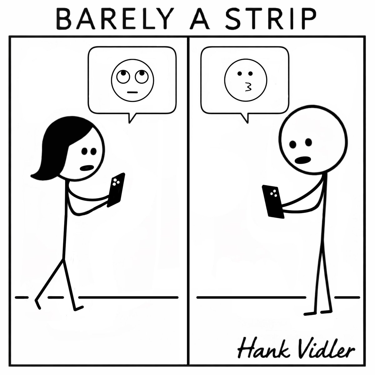 barelyastrip's tweet photo. Just phone her. #barelyastrip #humor #comics https://t.co/hDEzNbQO14