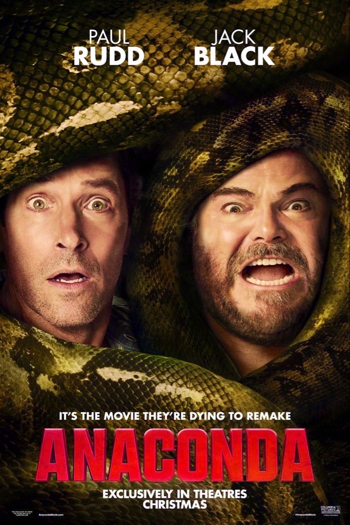 GlobalBoxOffice's tweet image. ANACONDA has crossed the $100M mark at the global box office and become the highest-grossing comedy of 2025, surpassing THE NAKED GUN.

This is the second hit in a row for Jack Black, after ‘A Minecraft Movie’.
