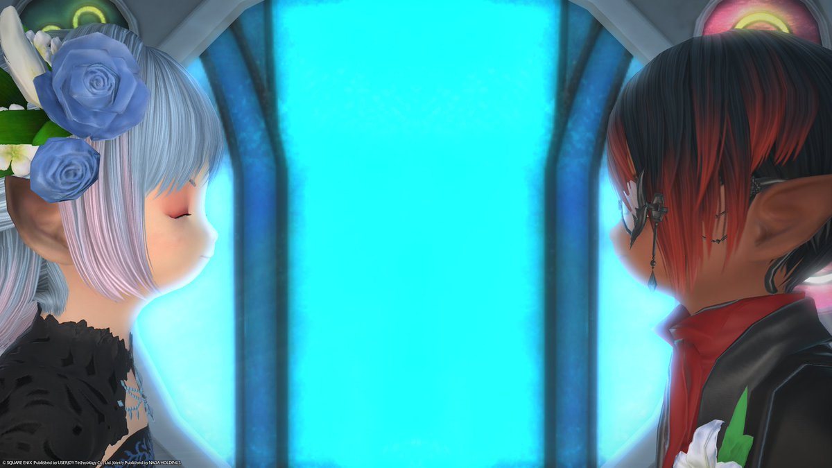 感謝大家今天來參加我們FF14的婚禮！

在這個深夜還能有這麼多人來，真的很開心！

也謝謝大家的祝福！我們會好好用這個戒指來採隱藏礦脈的！(？？？

※照片感謝我們的大攝影師悠果提供。

#FFXIV 
#FF14