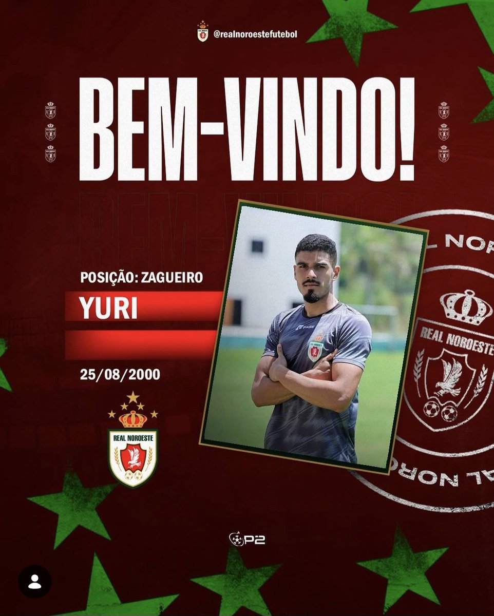 Negócio fechado✅✍️

YURI, Zagueiro,25 Anos.

Formado na base do <a href="/nauticope/">Náutico</a> com passagens por América-PE, Pesqueira-PE, Nacional de Patos-PB e Ipojuca

Crédito: Instagram do Clube 

Até aqui nos ajudou o Senhor🙏⚽️