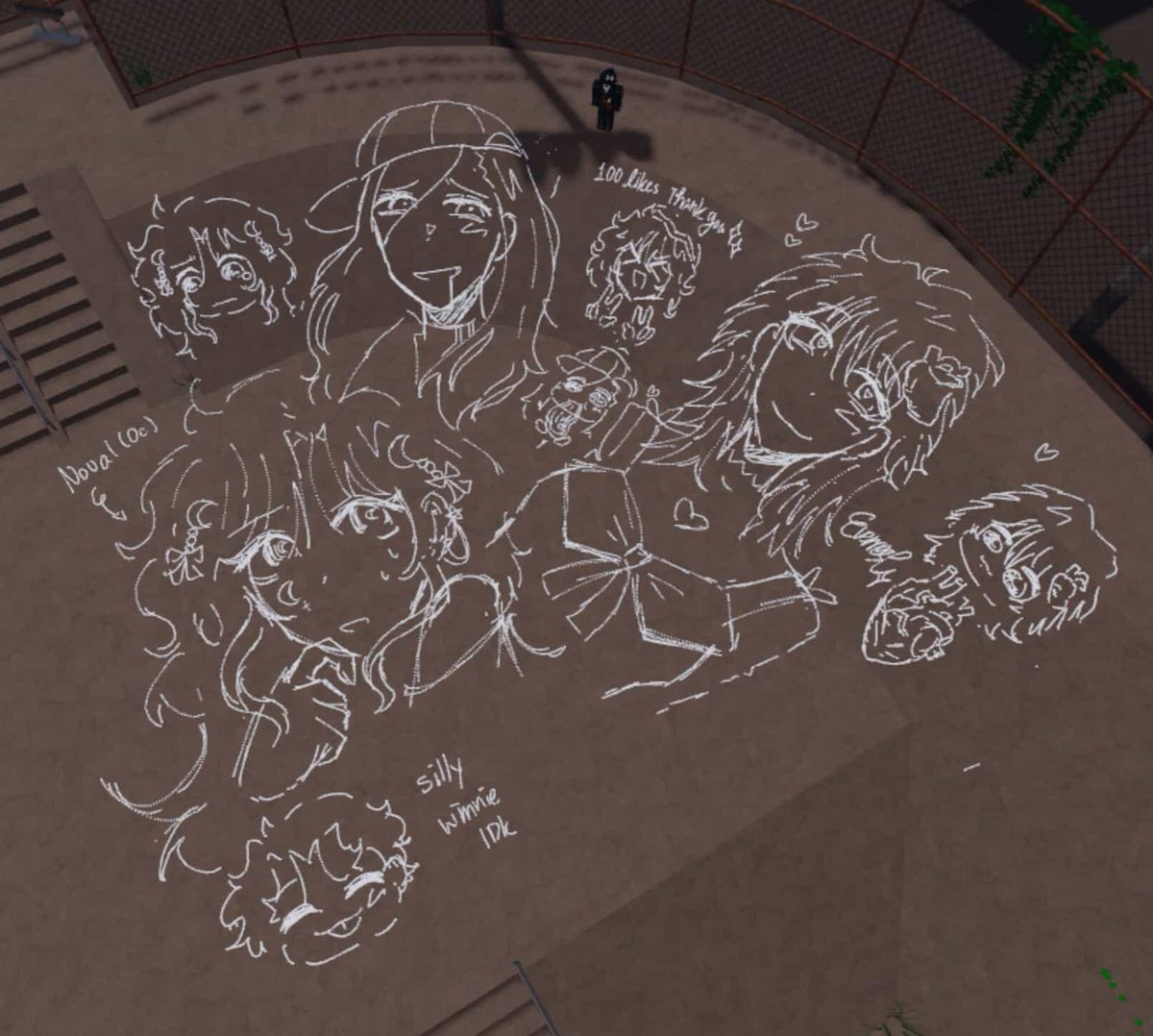 Everrestartz's tweet image. Roblox doodles heh 
#artmoots #studioinvestigrave #oc