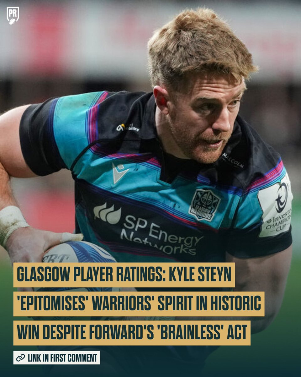 PlanetRugby's tweet photo. ๐ฌ "Another strong all-round performance that epitomises what the Scottish outfit is all about." #CLEvGLA #InvestecChampionsCup https://t.co/4TOp491UMw