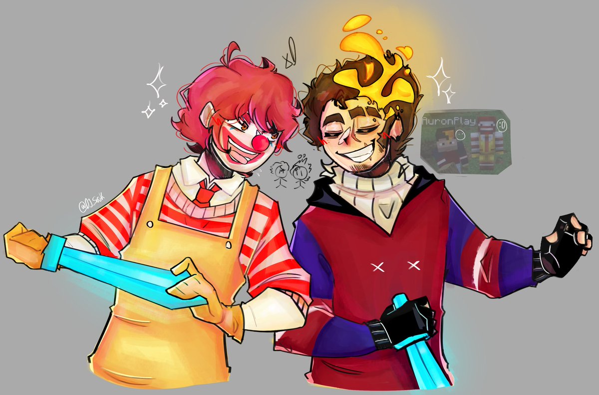 c!perxiplay hardcore minecraft i swear gracias x tanto #auronfanart #perxitaafanart