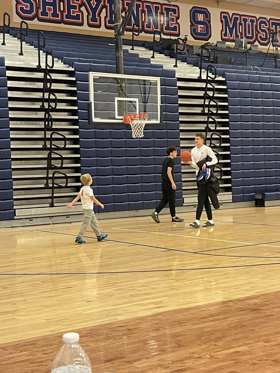 CoachBrandtSHS's tweet image. Coaching is all about relationships. The absolute best part about being the head coach of @SheyenneHoops is building relationships with players, how my own kids look up to these players, and how they treat my kids. There is nothing better.