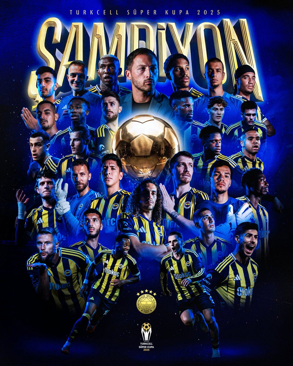 uygunfatma's tweet photo. 🏆 2025 Turkcell Süper Kupa Şampiyonu FENERBAHÇE! https://t.co/d8P5vmA5e3