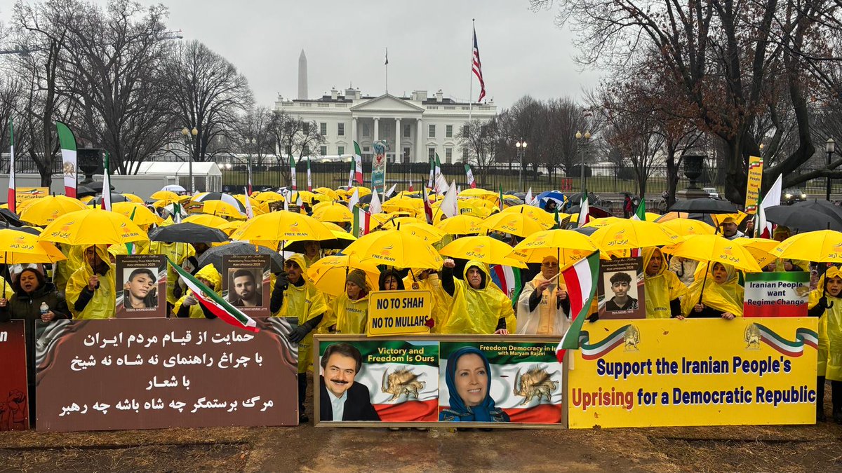 OrgIAC's tweet image. Our message is clear: 

Support the Iranian people's desire for a democratic Republic of Iran. 

#IranProtests2026 #IranProtests #IranRevolution #IranRevolution2026 #FreeIranRally #No2ShahNo2Mullahs
@nbcwashington
@DCNewsNow
@7NewsDC
@fox5dc
@WTOP
@washingtonpost