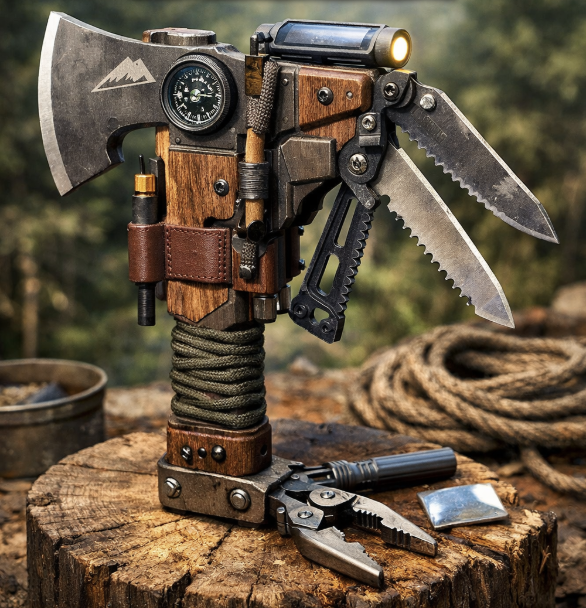 Meet the Camp Haven Survival Tool 
Built for life in the Valley, it combines cutting, light, navigation, and emergency functions into one rugged companion. 
Designed to help campers adapt, build, and thrive together.
<a href="/DataHaven_xyz/">DataHaven 🫎</a>