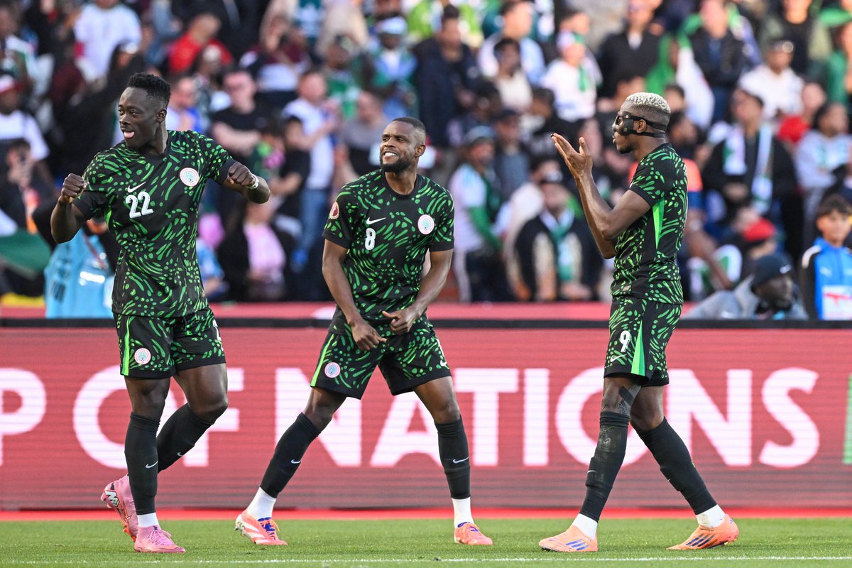 1 - Nigeria at #AFCON2025 

💯Only team to win all their games (5/5)
⚽️Best goal difference (+10)

Soaring.