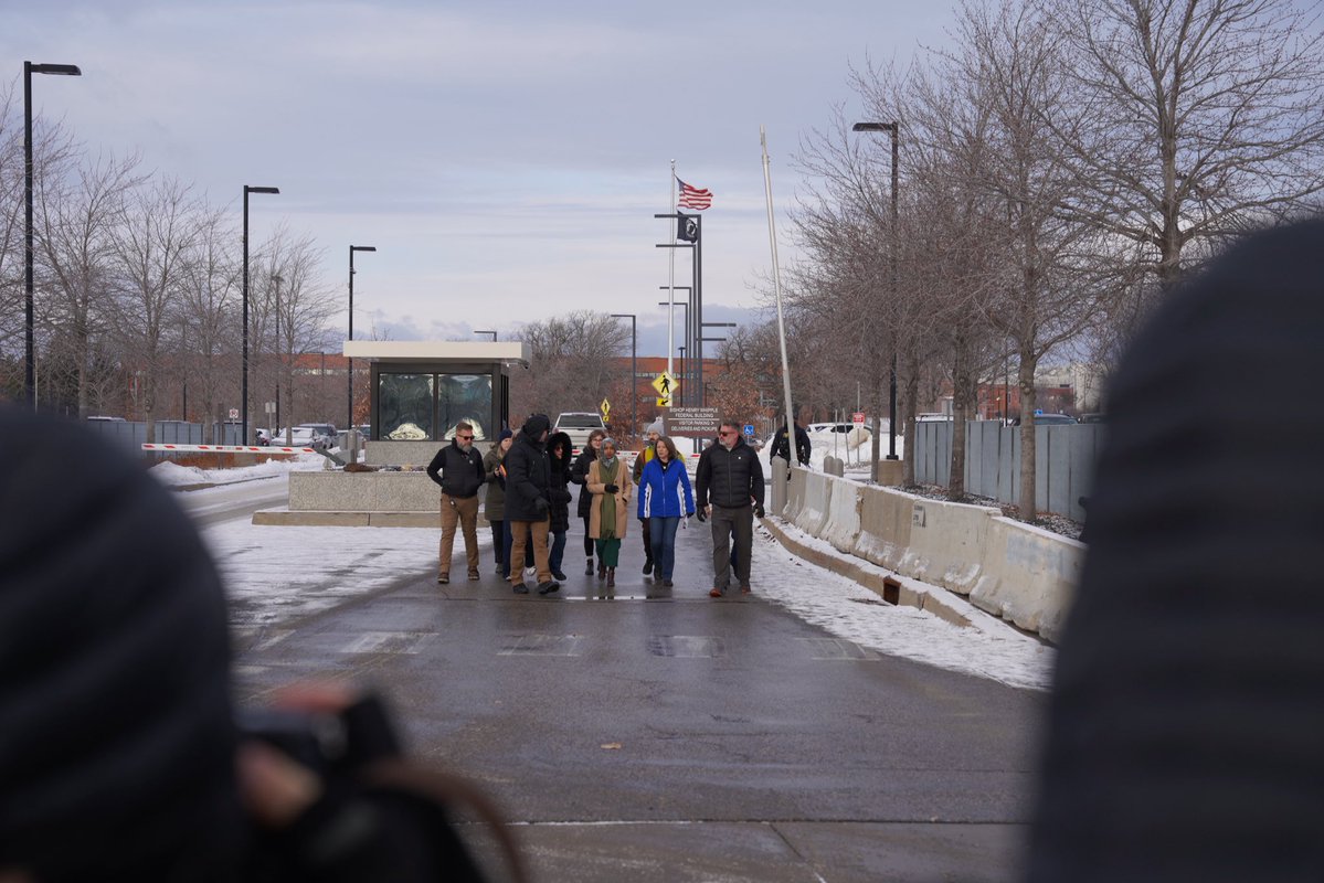 During my visit to the Whipple Detention Center today, armed agents confronted us, ICE sprayed peaceful protesters and press with pepper spray and I was denied my legal right to conduct official oversight.

This is Donald Trump’s America. And I’m not done fighting.