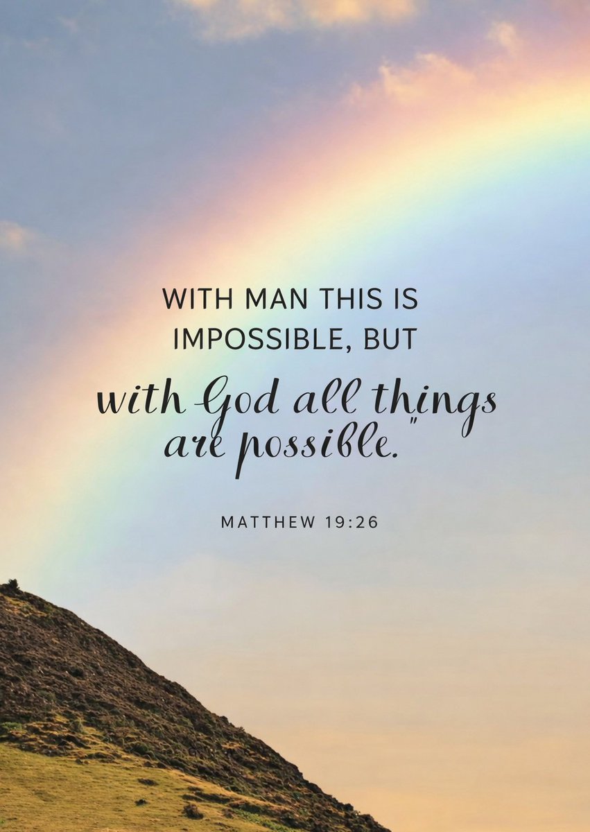 The__Bible7's tweet image. Matthew 19:26