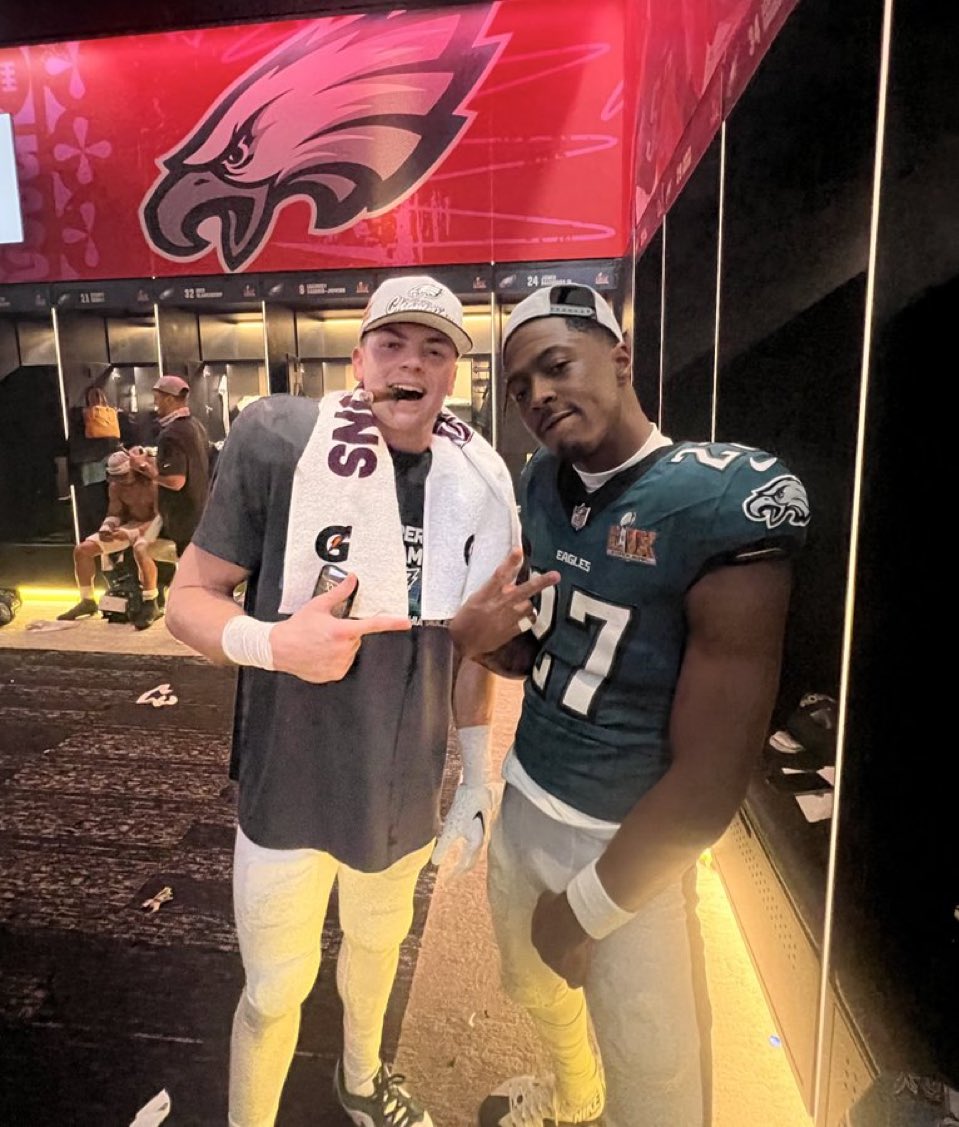 SportsRadioWIP's tweet photo. Just two All-Pro second year defensive backs. 🔥 https://t.co/k6yDt1ZzXJ