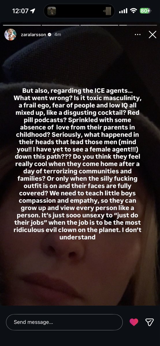 jaidenodavis's tweet image. i fucking love zara larsson