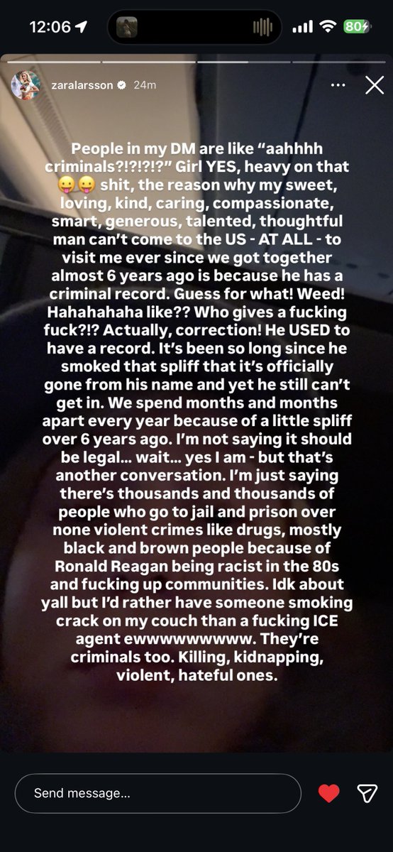 jaidenodavis's tweet image. i fucking love zara larsson